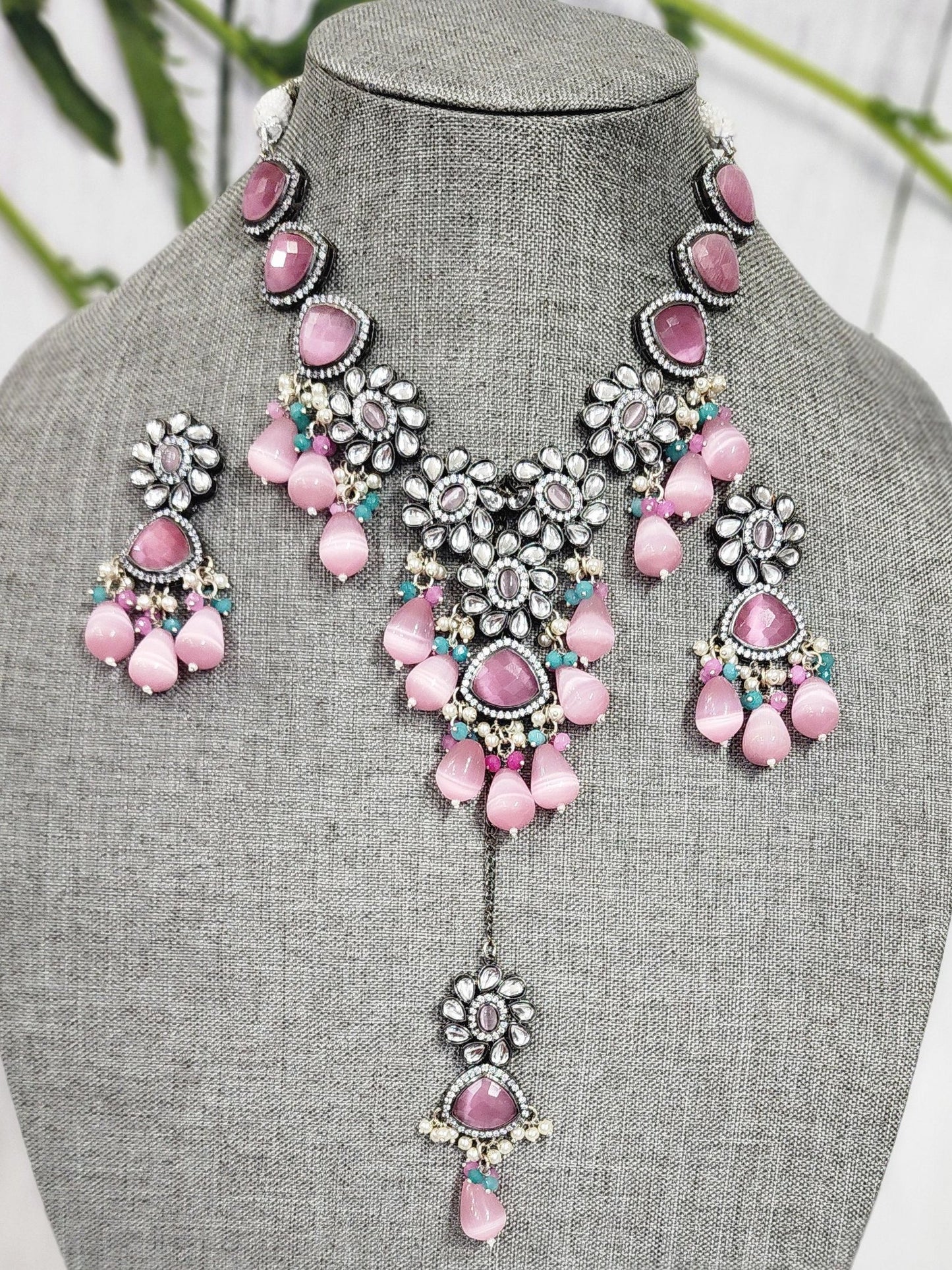 Ridhi kundan necklace set
