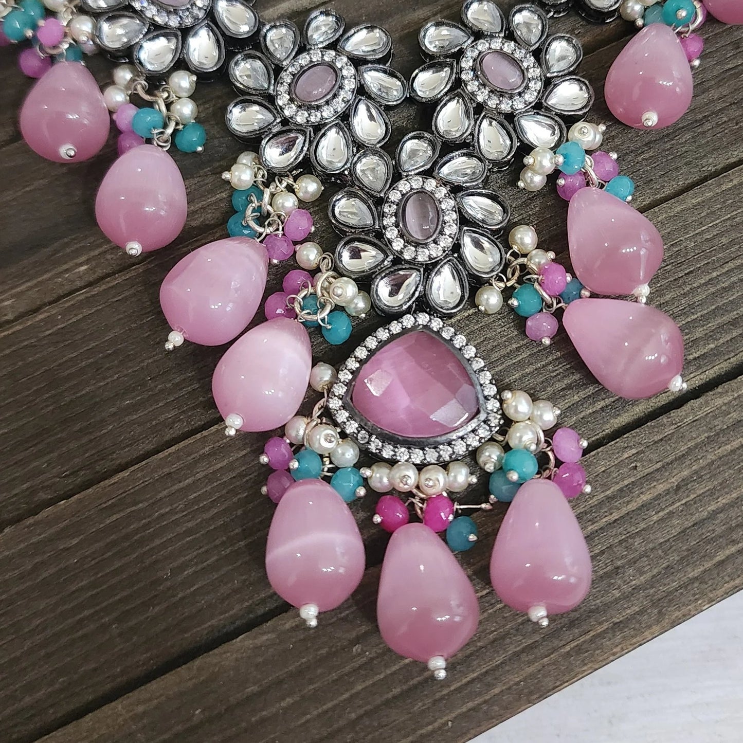 Ridhi kundan necklace set