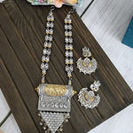 Anvi dualtone necklace set
