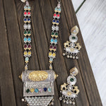 Anvi dualtone necklace set