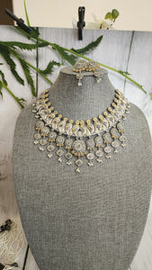 Anvi dualtone necklace set