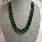 Handmade beaded layered bead necklace