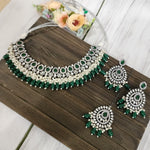 Ashwi polki kundan necklace set