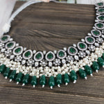 Ashwi polki kundan necklace set