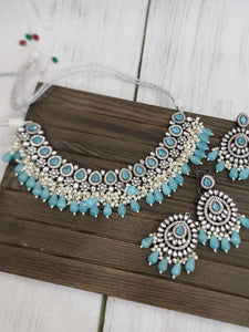 Ashwi polki kundan necklace set