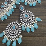 Ashwi polki kundan necklace set
