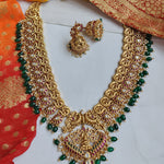 Aravinda gold plated necklace set