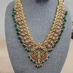 Aravinda gold plated necklace set