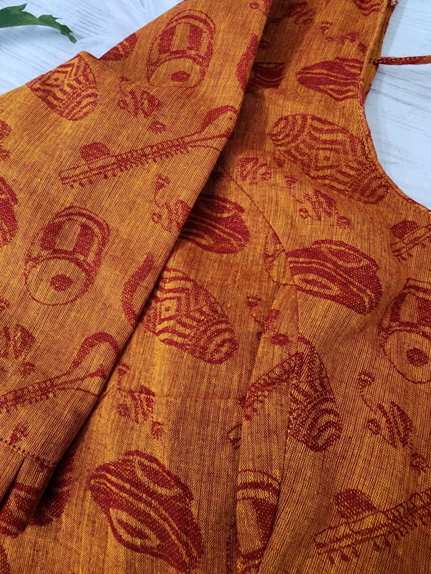 Kalamkari blouse elbow hands blouse cotton blouse saree blouse crop top blouse