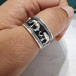 925 silver elephant Ring