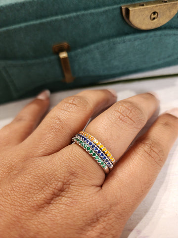 Cristy Stone 925 silver Ring