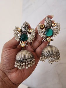 Leah jhumka earrings