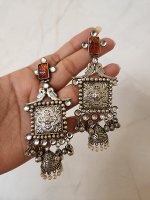 Leah jhumka earrings