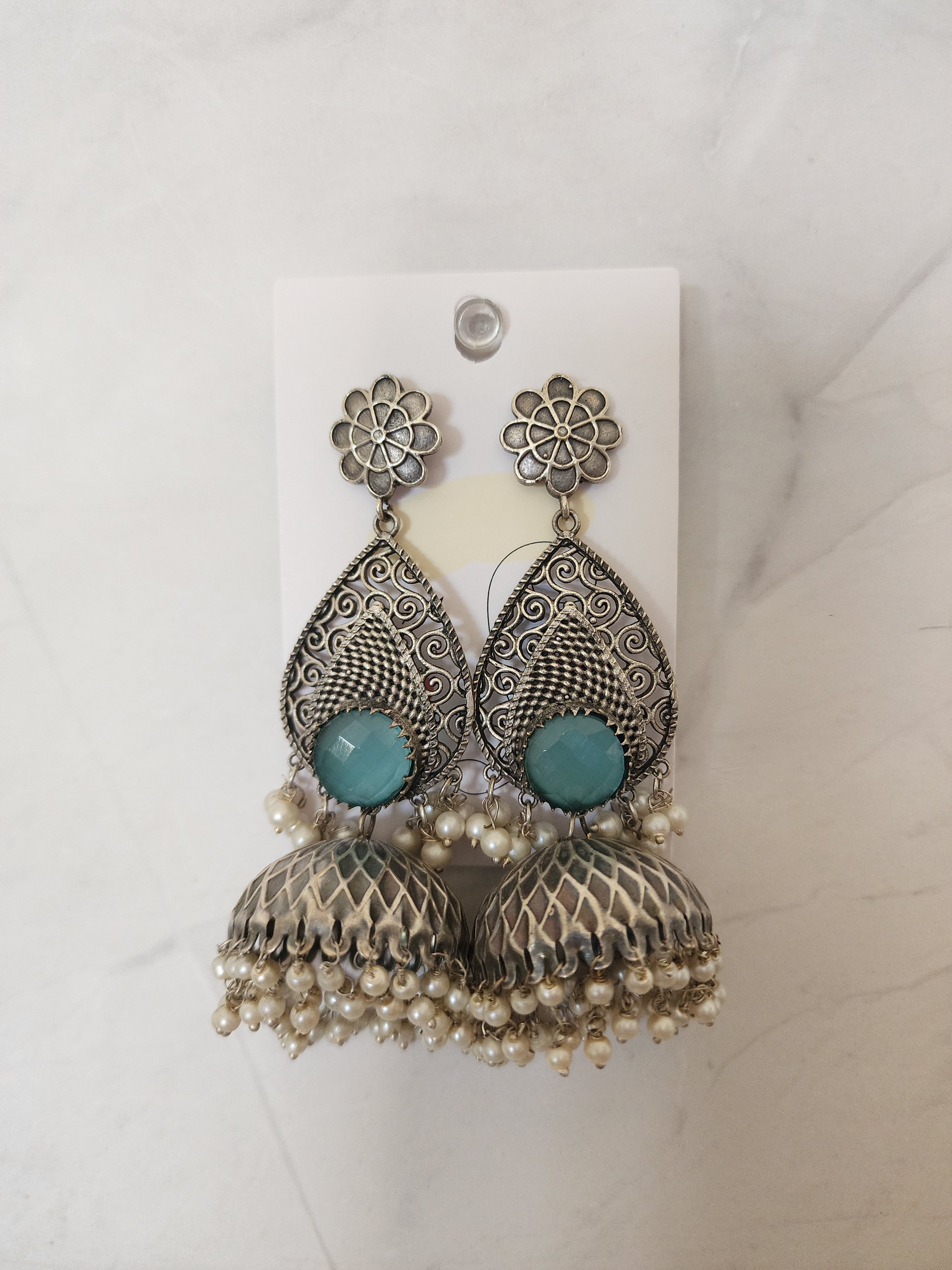 Leah jhumka earrings