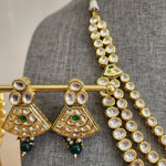 Arva kundan layer necklace set