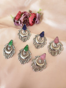 Fish unique silveralike earrings