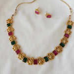 Aarvi goldplated contemporary Necklace set