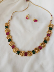 Aarvi goldplated contemporary Necklace set