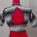 Ikkath cotton blouse elbow hands blouse cotton blouse saree blouse crop top blouse Ikkat blouse