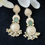 925 silver polish fusion jhumka earrings