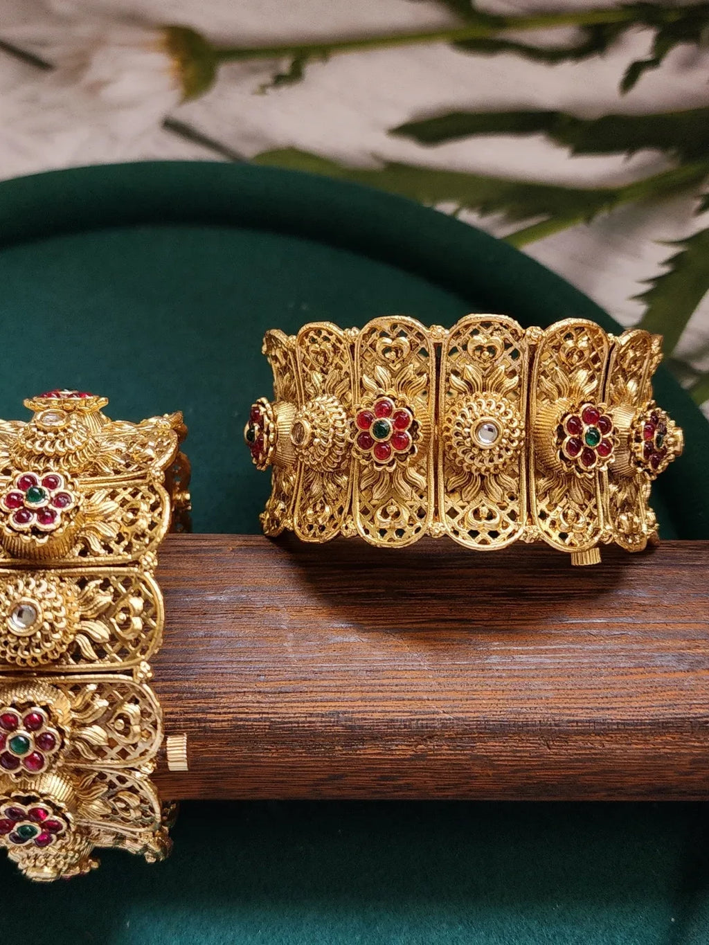 Rabhi gold plated bangles[price for 1 bangle]