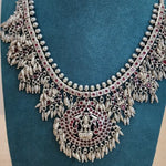Randir silveralike fusion necklace set