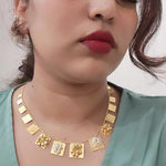 Aarvi goldplated contemporary Necklace
