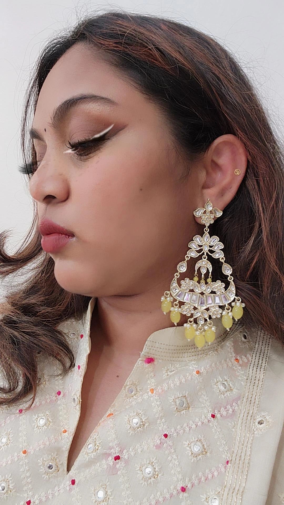 Arushi meenakari earrings
