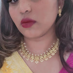 Kamala designer gold plated necklace set