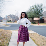 Renah ikkat skirt