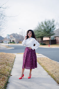 Renah ikkat skirt