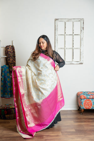 Banarasi georgette saree