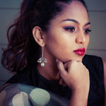 Jhumkas with pearl drop